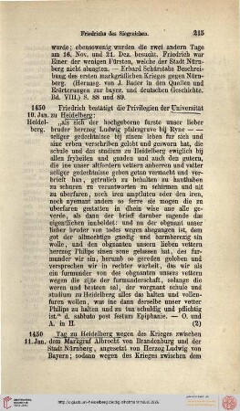 Regesten 1450 - 1454