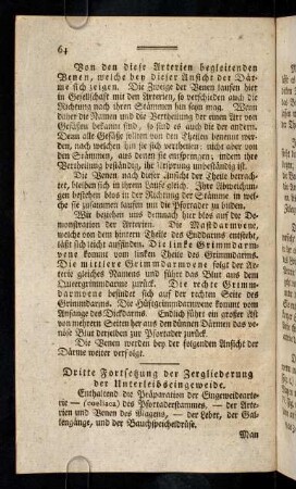 64-78, Dritte Fortsetzung der Zergliederung der ...