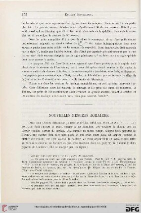 2: Nouvelles mesures agraires