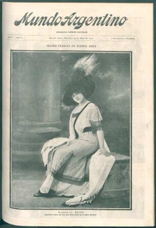 Teatro frances en Buenos Aires [Fotografía] : Marcelle Renot