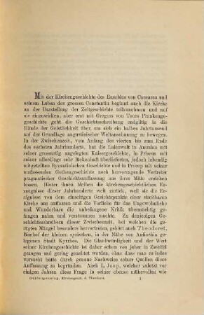 Die Kirchengeschichte des Theodoret von Kyrrhos : eine Untersuchung ihrer Quellen