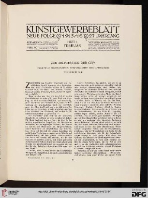 Heft 5 (Februar 1916)