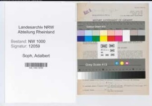 Entnazifizierung Adalbert Soph, geb. 29.06.1898 (Beamter)