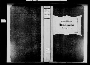Wiesental, katholische Gemeinde: Standesbuch 1821-1830