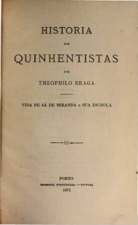 Historia da litteratura portugueza : [Tomos 14 in 7 Voll.]. 7