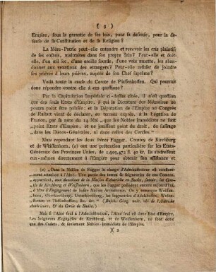 Observations Rapides Du Comte De Pfaff De Pfaffenhoffen, Sur La Dictature De Sa Requête A La Diète