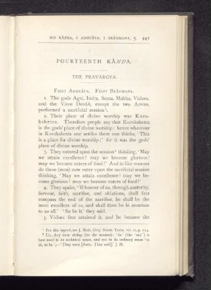 Fourteenth Kanda. The Pravargya.