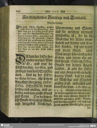 Am dreyzehenden Sonntage nach Trinitatis