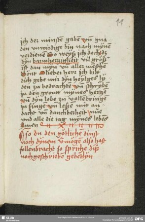 11r-12v: Gebet nach den Tagzeiten