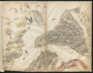 Illustration: f. 28a-28b Istanbul
