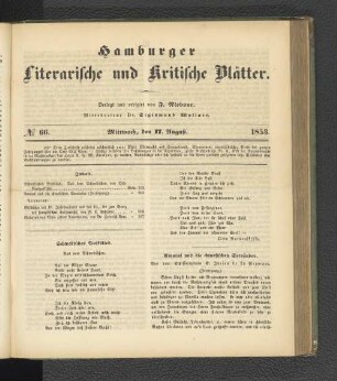 No. 66. 17. August 1853