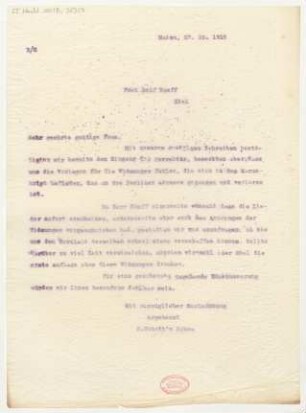 Brief an Augusta Kaeser-Rueff : 27.10.1915
