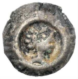 Fundmünze, Hohlpfennig, 15.-16. Jh.