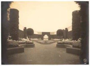 Ausstellungsgarten Jubiläums-Gartenbau-Ausstellung 1926, Dresden: Austellungspalast: Innenansicht