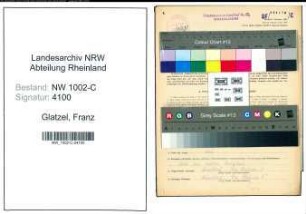 Entnazifizierung Franz Glatzel, geb. 14.03.1915 (Verkaeufer)
