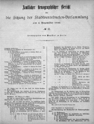 No. 37, 4. Dezember 1890
