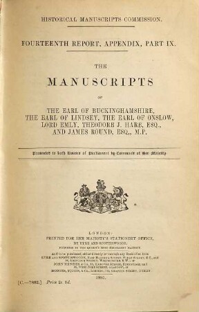 Report. 14. 1895 Appendix part 9