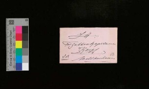 Korrespondenz Konteradmiral Johannes von Karpf mit Prinz Adalbert von Preussen