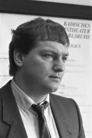 Persönlicher Referent von Generalintendant Günter Könemann beim Badischen Staatstheater Karlsruhe Edgar Baitzel