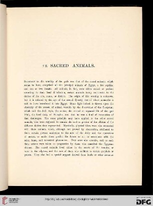 § 2: Sacred Animale