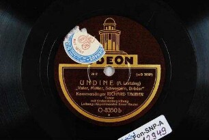 Undine : "Vater, Mutter, Schwestern, Brüder" / (A. Lortzing)