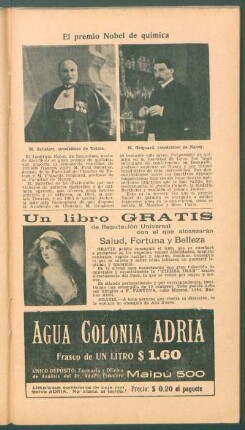 El premio Nobel de química