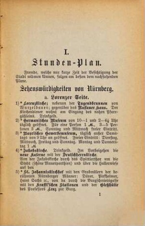 Neuester Wegweiser durch Nürnberg : Mit einem Plane der Stadt