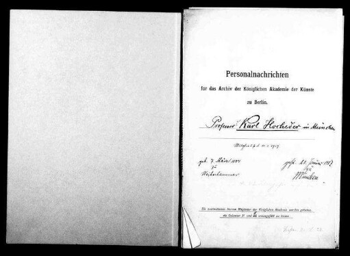 Hocheder, Carl - Architekt 1907 - Januar - 11