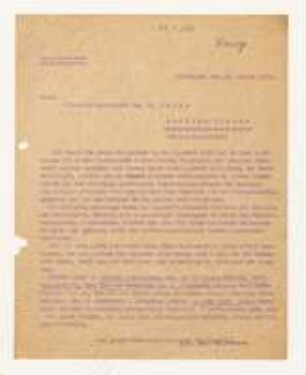 Brief von Deutsche Gesellschaft für Pilzkunde an Hans Kniep