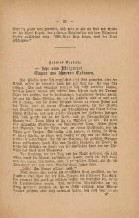 Zehntes Kapitel: - fuhr ums Morgenrot Empor aus schweren Träumen