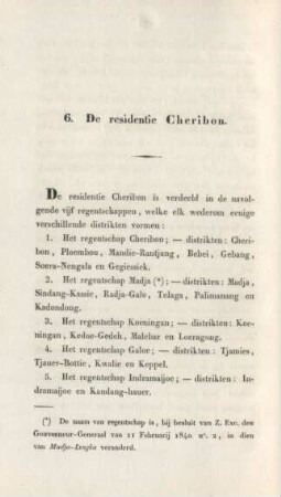6. De residentie Cheribon