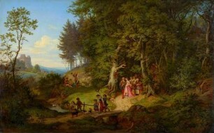 Der Brautzug im Frühling