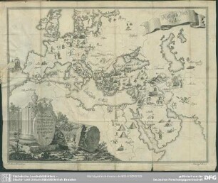 Historische Weltkarte