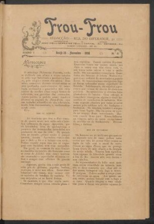 1908,1,5: anno 1, n.o 5 (26 novembro 1908)