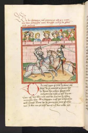 Der Gerichtskampf der Herzogin mit dem falschen Ritter