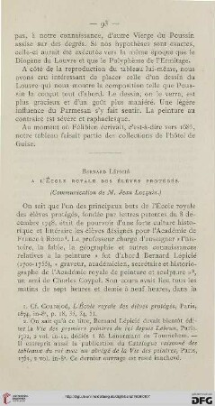 Bernard Lépicié à l'École royale des élèves protégés