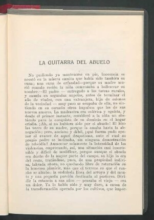 La guitarra del abuelo