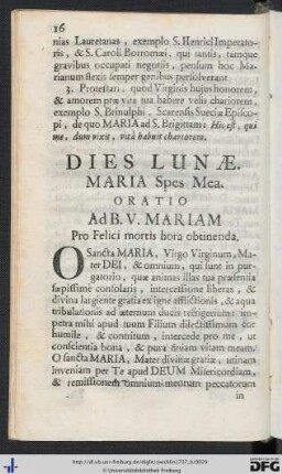 Dies Lunae.