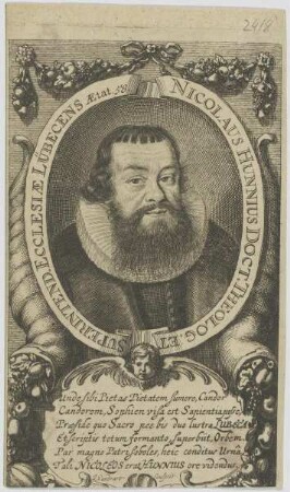 Bildnis des Nicolaus Hunnius