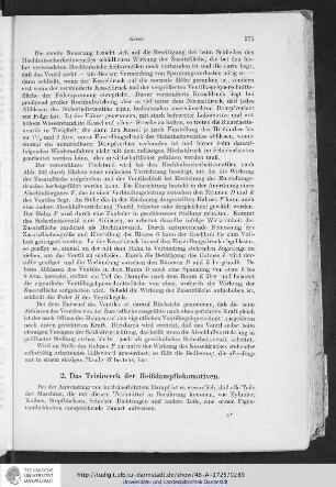 2. Triebwerk der Heißdampflokomotiven.