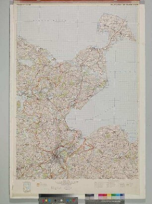 Karte von dem Kreis Ostholstein mit der Stadt Lübeck