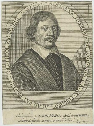 Bildnis des Adrianvs Heereboord