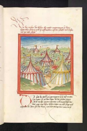 Der nächtliche Überfall der Christen auf das heidnische Lager