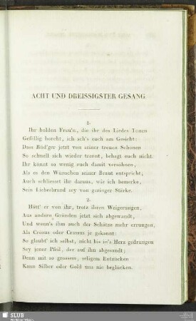 Acht Und Dreissigster Gesang