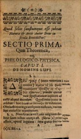 Christiani Francisci Paullini Lycographia, Seu, De Natura & Usu Lupi Libellus Physico-Historico-Medicus : ad normam Imperialis Academiae Leopoldinae scriptus, Variisque observationibus & curiositatibus fartus