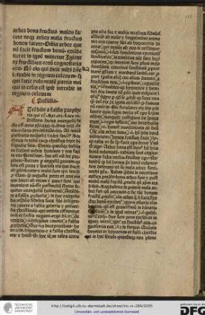 Postilla. Attendite a falsis prophetis qui etc., Mat vii, Luce vi... Ante initium presentis evangelii scribit sanctus Mattheus in eodem capitulo quod Christus dixit discipulis suis Omnia quecumque...