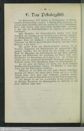 C. Das Pestalozzistift