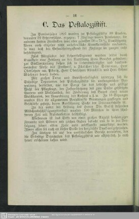C. Das Pestalozzistift