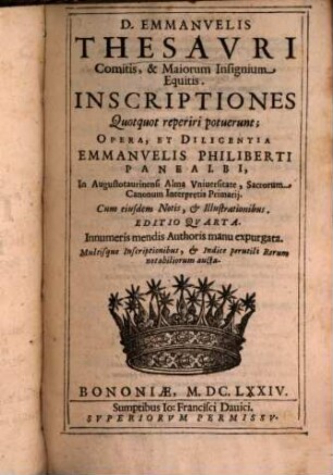 Inscriptiones