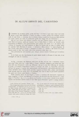 17: Di alcuni dipinti del Casentino